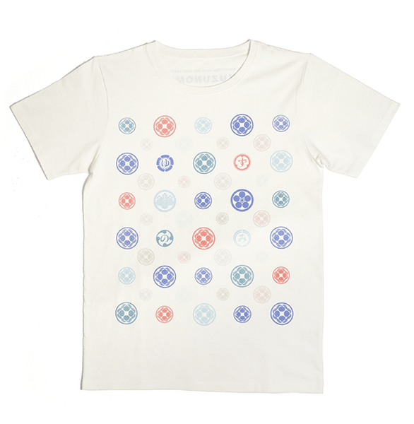 マルチカラー家紋Tシャツ(ホワイト) – YUZU Official Store