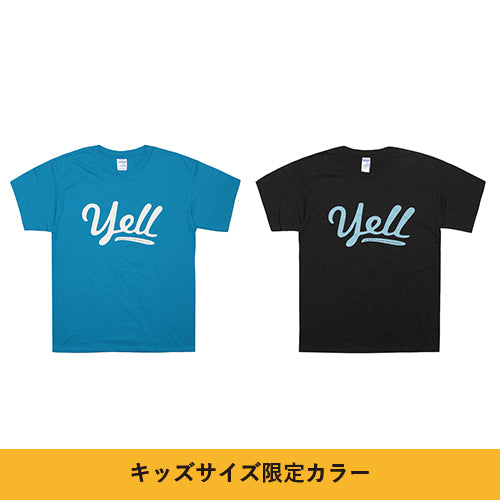 キッズサイズ限定カラー】Yell Tシャツ・ブルー／ブラック (110・140 