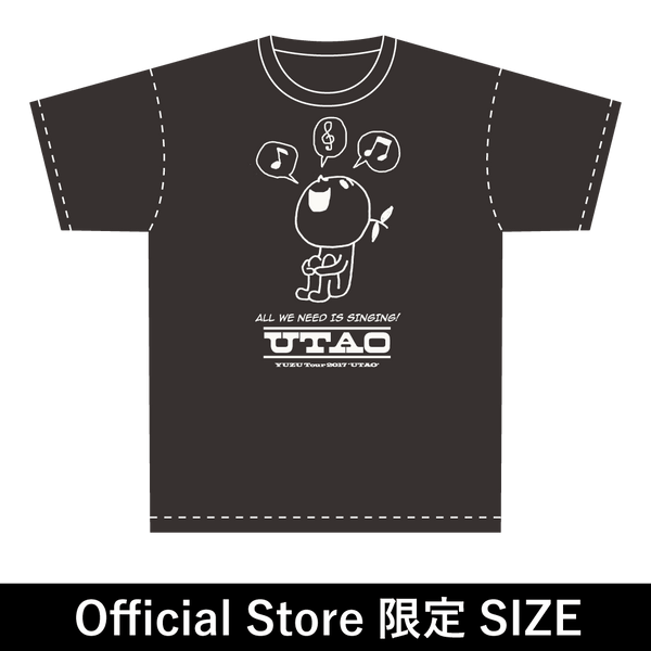 ブラック】謳おうゆず太郎Tシャツ (Store限定サイズ:110・140 ブラック】謳おうゆず太郎Tシャツ (Store限定サイズ:110・140